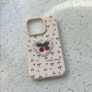 Cherry Loves Cream Phone Case